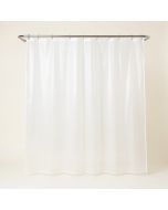 Woolley Vinyl Solid Color Single Shower Curtain (synthetic illustration; no displayed measurements)