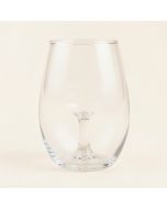 Stowe Pineapple 21 Oz . Stemless Wine Glass (synthetic illustration; no displayed measurements)
