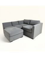 Murfield 97.3 '' Wide Velvet Left Hand Facing Modular Sofa & Chaise (synthetic illustration; no displayed measurements)