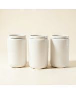 Faceted 3 Piece Kitchen Canister Set (synthetic illustration; no displayed measurements)