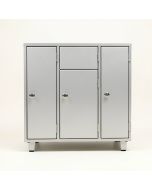 High Security 5 Door Front Load 4C Horizontal Mail Center (synthetic illustration; no displayed measurements)
