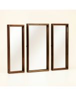 3 Piece Clarkston Rectangular Metal Industrial Accent Mirror Set (synthetic illustration; no displayed measurements)