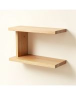 Halvorson Wood Wall Shelf (synthetic illustration; no displayed measurements)