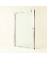 48 '' W X 78 '' H Single Sliding Frameless Shower Door (synthetic illustration; no displayed measurements)