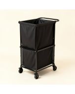 3 Bag Heavy Duty Divided Laundry Hamper Sorter Cart With Wheels And Hanging Bar (synthetic illustration; no displayed measurements)