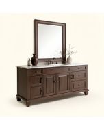 Colonial 60 '' Double Bathroom Vanity Set (synthetic illustration; no displayed measurements)