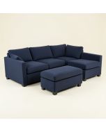 Lonon 96 '' Wide Reversible Modular Sectional With Ottoman (synthetic illustration; no displayed measurements)