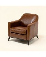 Kasha 26 '' Wide Genuine Leather Armchair (synthetic illustration; no displayed measurements)