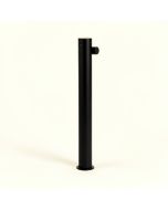 16 Inch Black Single Towel Bar Rack (synthetic illustration; no displayed measurements)