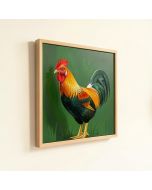 Rooster Painting (synthetic illustration; no displayed measurements)