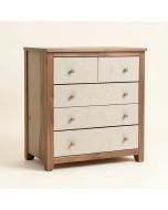 Chouchanik Fabric 5 Drawer Dresser (synthetic illustration; no displayed measurements)