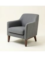 Comolli Upholstered Parsons Chair In Gray (synthetic illustration; no displayed measurements)