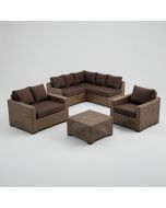 Pierceton Modular Rattan Seating Set (synthetic illustration; no displayed measurements)