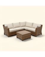 Cassville 12 Piece Rattan Complete Patio Set With Cushions (synthetic illustration; no displayed measurements)