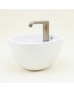 70 '' X 30 '' Freestanding Soaking Acrylic Bathtub Faucet (synthetic illustration; no displayed measurements)