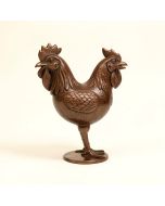 Metal Rooster Wine Cork Holder (synthetic illustration; no displayed measurements)