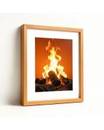 Stone On Fire By Michael Blanchette - Picture Frame Photograph Print On Canvas (synthetic illustration; no displayed measurements)