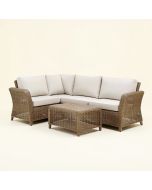 Burhans Patio 5 Piece Rattan Sofa Seating Group With Cushions (synthetic illustration; no displayed measurements)