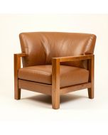 Anderss 25 '' Wide Top Grain Leather Armchair (synthetic illustration; no displayed measurements)