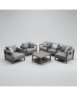Gleisner Modular Outdoor Seating Set (synthetic illustration; no displayed measurements)