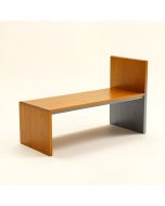 Arocho Wood Shelves Storage Bench (synthetic illustration; no displayed measurements)