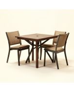 Longcroft 3 Piece Outdoor Bistro Set (synthetic illustration; no displayed measurements)