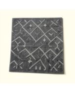 Radstock Geometric Shag Dark Gray Area Rug (synthetic illustration; no displayed measurements)