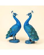 Arfath 2 Piece Peacock Statue Set (synthetic illustration; no displayed measurements)