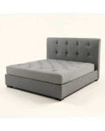 Delephine Upholstered Tufted Upholstered Low Profile Platform Bed (synthetic illustration; no displayed measurements)