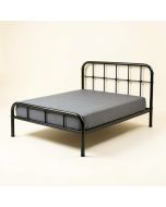 Viviana Farmhouse Metal Platform Bed (synthetic illustration; no displayed measurements)