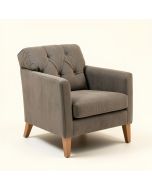 Potterslane 27.25 '' Wide Tufted Polyester Side Chair (synthetic illustration; no displayed measurements)