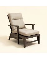 Pangburn Haven All-Weather Outdoor Recliner Patio Chair With Cushions And Ottoman (synthetic illustration; no displayed measurements)