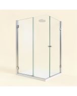 60 '' W X 70 '' H Semi-Frameless Shower Door (synthetic illustration; no displayed measurements)