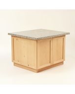 Eloy Kitchen Island With Granite Top (synthetic illustration; no displayed measurements)