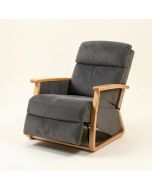 Swivel Rocker Fabric Recliner Chair (synthetic illustration; no displayed measurements)