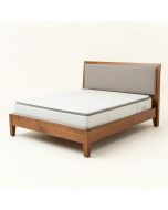 King Upholstered Platform Bed (synthetic illustration; no displayed measurements)