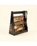 Patio Watcher Firewood Rack Log Rack With 4 Tools Firewood Storage Log (synthetic illustration; no displayed measurements)