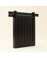 Rustic Sliding Standard Single Track Barn Door Hardware Kit (synthetic illustration; no displayed measurements)