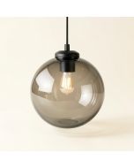 6 '' H Glass Sphere Pendant Shade ( Screw On ) In Smoke (synthetic illustration; no displayed measurements)