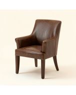 Allegany Bonded Leather Upholstered Dining Chair (synthetic illustration; no displayed measurements)
