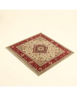 Angelmanuel Power Loom Khaki/Red Rug (synthetic illustration; no displayed measurements)