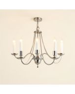 Hidalgo 6-Light Candle Style Drum Chandelier (synthetic illustration; no displayed measurements)