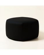 Atara 16 '' Round Chevron Pouf Ottoman (synthetic illustration; no displayed measurements)
