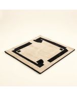 Mccoole Hand-Hooked Wool Beige/Black Area Rug (synthetic illustration; no displayed measurements)
