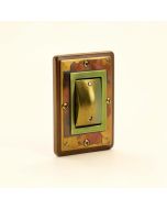 Flower Girl Mexican Art Colorful Single Toggle Light Switch (synthetic illustration; no displayed measurements)