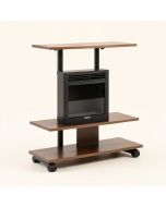 Wrightson Tv Stand For Tvs Up To 65 '' Electric Fireplace Included (synthetic illustration; no displayed measurements)