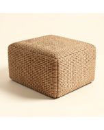 Dickson Decorative Woven Pouf Ottoman (synthetic illustration; no displayed measurements)