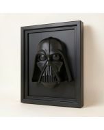 “ Star Wars - Darth Vader ” Autographed Framed Star Wars Darth Vader Mask (synthetic illustration; no displayed measurements)