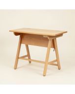 Office Wood Look Ladder Desk (synthetic illustration; no displayed measurements)