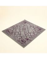 Tarboro Geometric Handmadetufted Gray/Purple Area Rug (synthetic illustration; no displayed measurements)